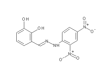 3-[2-(2,4-dinitrophenyl)carbonohydrazonoyl]-1,2-benzenediol - Click Image to Close