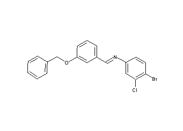 N-[3-(benzyloxy)benzylidene]-4-bromo-3-chloroaniline