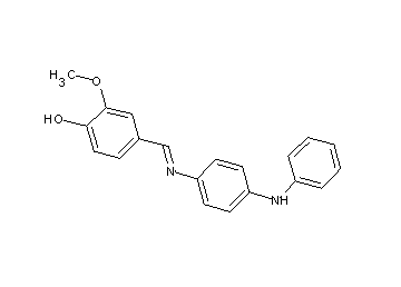 4-{[(4-anilinophenyl)imino]methyl}-2-methoxyphenol