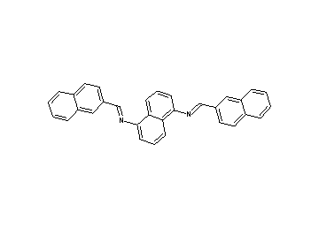 N,N'-bis(2-naphthylmethylene)-1,5-naphthalenediamine
