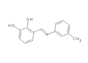 3-{[(3-methylphenyl)imino]methyl}-1,2-benzenediol