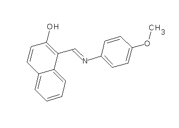 1-{[(4-methoxyphenyl)imino]methyl}-2-naphthol