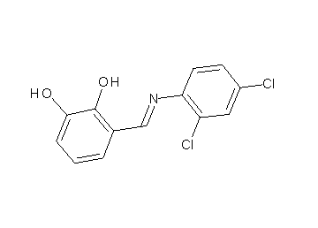 3-{[(2,4-dichlorophenyl)imino]methyl}-1,2-benzenediol