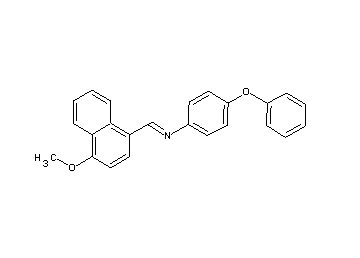 N-[(4-methoxy-1-naphthyl)methylene]-4-phenoxyaniline