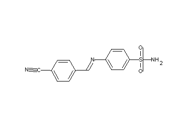4-[(4-cyanobenzylidene)amino]benzenesulfonamide
