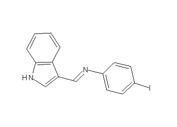 N-(1H-indol-3-ylmethylene)-4-iodoaniline