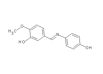 5-{[(4-hydroxyphenyl)imino]methyl}-2-methoxyphenol