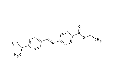 ethyl 4-[(4-isopropylbenzylidene)amino]benzoate