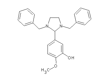 5-(1,3-dibenzyl-2-imidazolidinyl)-2-methoxyphenol