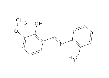2-methoxy-6-{[(2-methylphenyl)imino]methyl}phenol