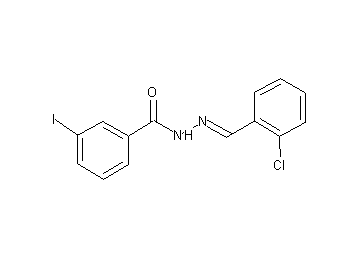 N'-(2-chlorobenzylidene)-3-iodobenzohydrazide - Click Image to Close