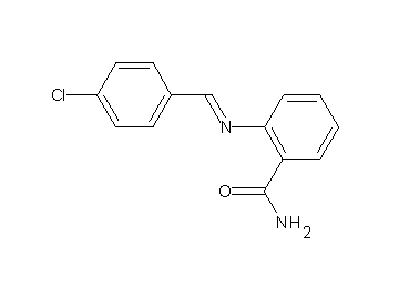 2-[(4-chlorobenzylidene)amino]benzamide
