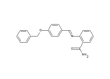 2-{[4-(benzyloxy)benzylidene]amino}benzamide