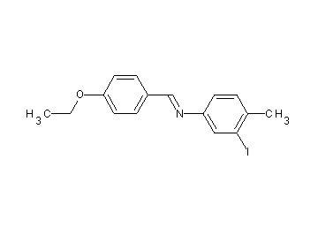 N-(4-ethoxybenzylidene)-3-iodo-4-methylaniline