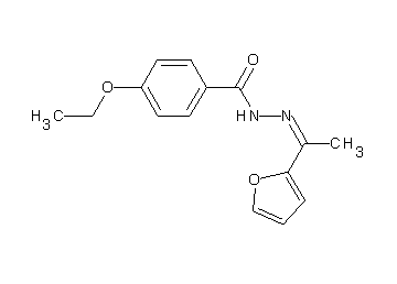 4-ethoxy-N'-[1-(2-furyl)ethylidene]benzohydrazide
