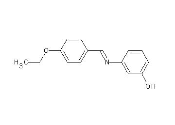 3-[(4-ethoxybenzylidene)amino]phenol