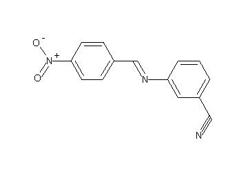 3-[(4-nitrobenzylidene)amino]benzonitrile
