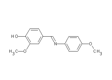 2-methoxy-4-{[(4-methoxyphenyl)imino]methyl}phenol