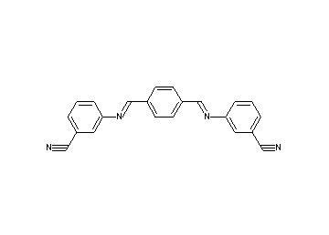 3,3'-[1,4-phenylenebis(methylylidenenitrilo)]dibenzonitrile