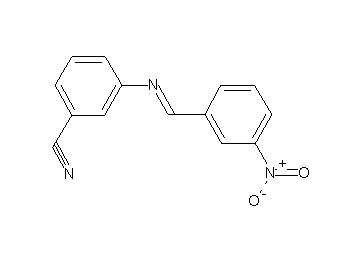 3-[(3-nitrobenzylidene)amino]benzonitrile