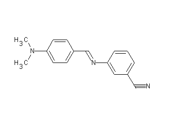 3-{[4-(dimethylamino)benzylidene]amino}benzonitrile