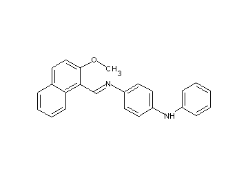 N-[(2-methoxy-1-naphthyl)methylene]-N'-phenyl-1,4-benzenediamine