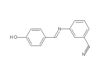 3-[(4-hydroxybenzylidene)amino]benzonitrile