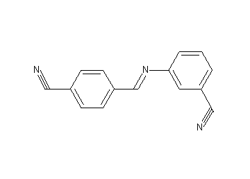3-[(4-cyanobenzylidene)amino]benzonitrile