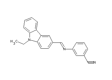 3-{[(9-ethyl-9H-carbazol-3-yl)methylene]amino}benzonitrile