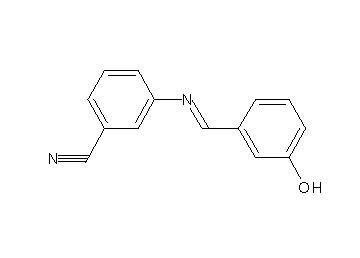 3-[(3-hydroxybenzylidene)amino]benzonitrile