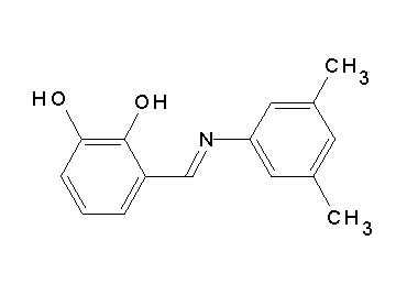 3-{[(3,5-dimethylphenyl)imino]methyl}-1,2-benzenediol - Click Image to Close