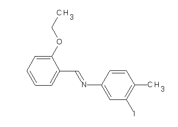 N-(2-ethoxybenzylidene)-3-iodo-4-methylaniline