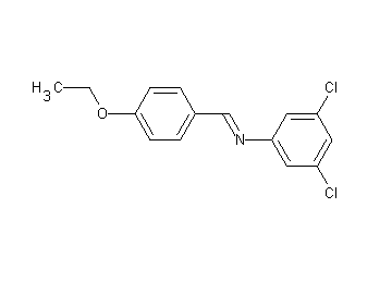 (3,5-dichlorophenyl)(4-ethoxybenzylidene)amine