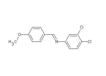 (3,4-dichlorophenyl)(4-methoxybenzylidene)amine