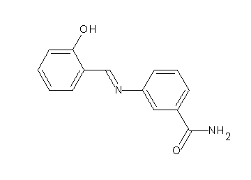 3-[(2-hydroxybenzylidene)amino]benzamide