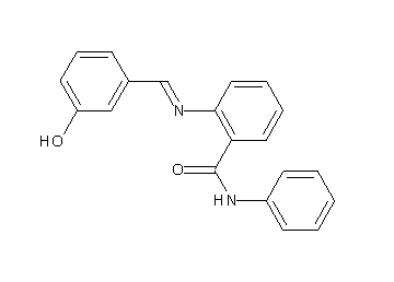 2-[(3-hydroxybenzylidene)amino]-N-phenylbenzamide