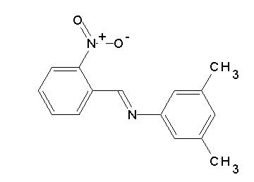 (3,5-dimethylphenyl)(2-nitrobenzylidene)amine