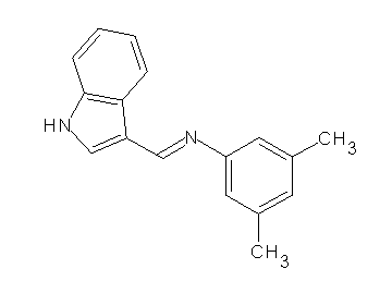 N-(1H-indol-3-ylmethylene)-3,5-dimethylaniline