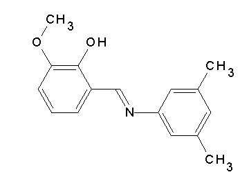 2-{[(3,5-dimethylphenyl)imino]methyl}-6-methoxyphenol