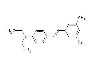 N-[4-(diethylamino)benzylidene]-3,5-dimethylaniline