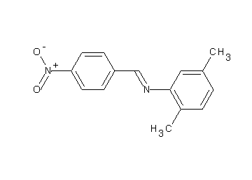 (2,5-dimethylphenyl)(4-nitrobenzylidene)amine