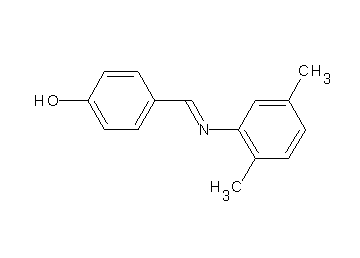 4-{[(2,5-dimethylphenyl)imino]methyl}phenol