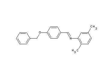 N-[4-(benzyloxy)benzylidene]-2,5-dimethylaniline