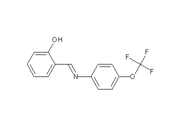 2-({[4-(trifluoromethoxy)phenyl]imino}methyl)phenol