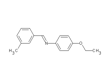 (4-ethoxyphenyl)(3-methylbenzylidene)amine (4-ethoxyphenyl)(3-methylbenzylidene)amine