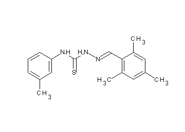 2,4,6-trimethylbenzaldehyde N-(3-methylphenyl)thiosemicarbazone