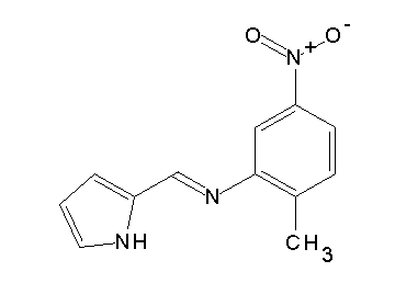 (2-methyl-5-nitrophenyl)(1H-pyrrol-2-ylmethylene)amine