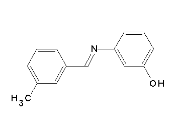 3-[(3-methylbenzylidene)amino]phenol