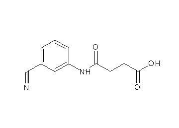 4-[(3-cyanophenyl)amino]-4-oxobutanoic acid