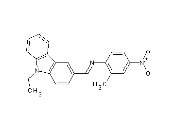 N-[(9-ethyl-9H-carbazol-3-yl)methylene]-2-methyl-4-nitroaniline
